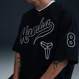 Nike Kobe Bryant Baseball Jersey Black Mamba Number 24 Large Black IB0007-010